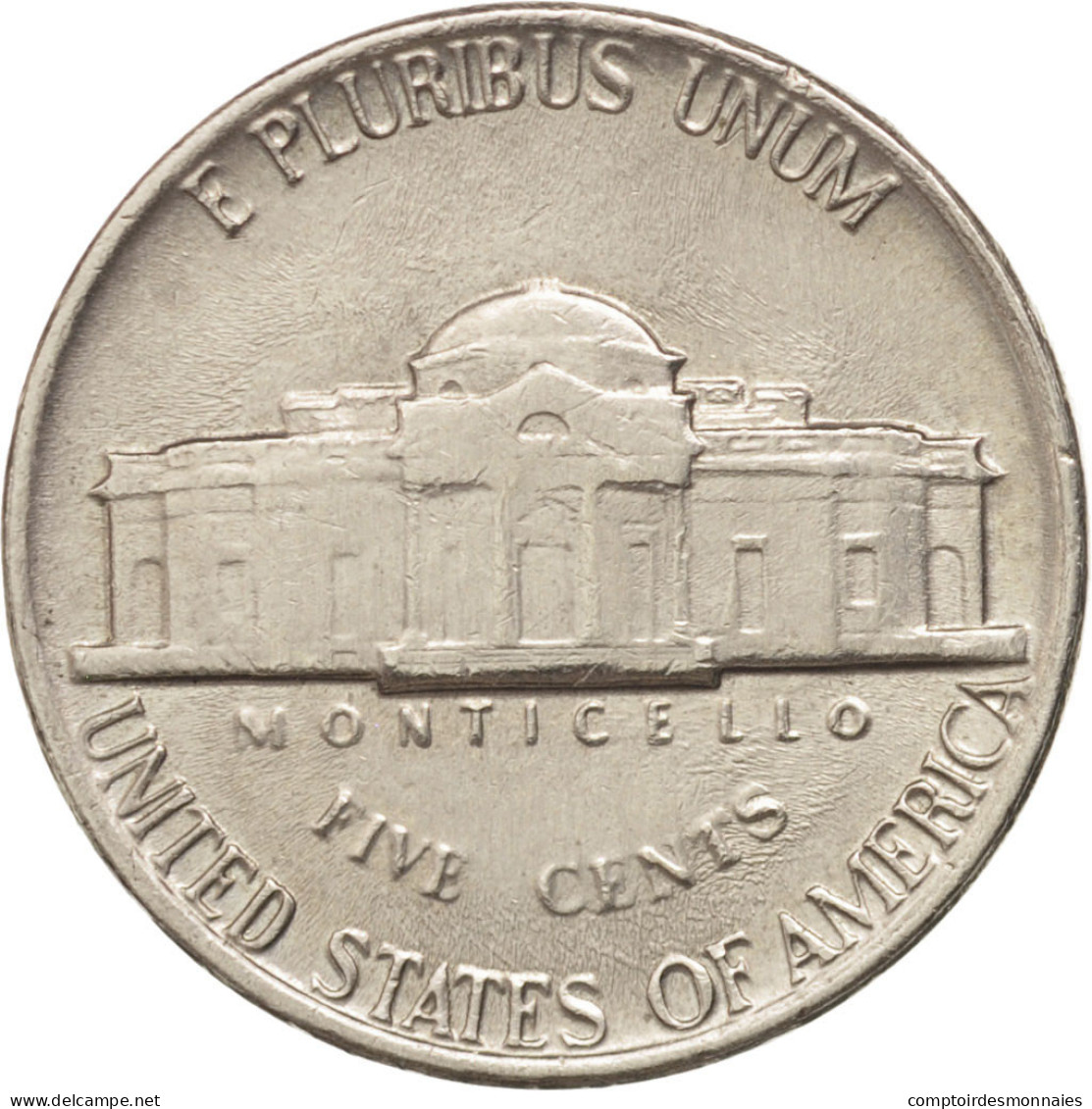 Monnaie, États-Unis, Jefferson Nickel, 5 Cents, 1980, U.S. Mint, Philadelphie - 1938-…: Jefferson