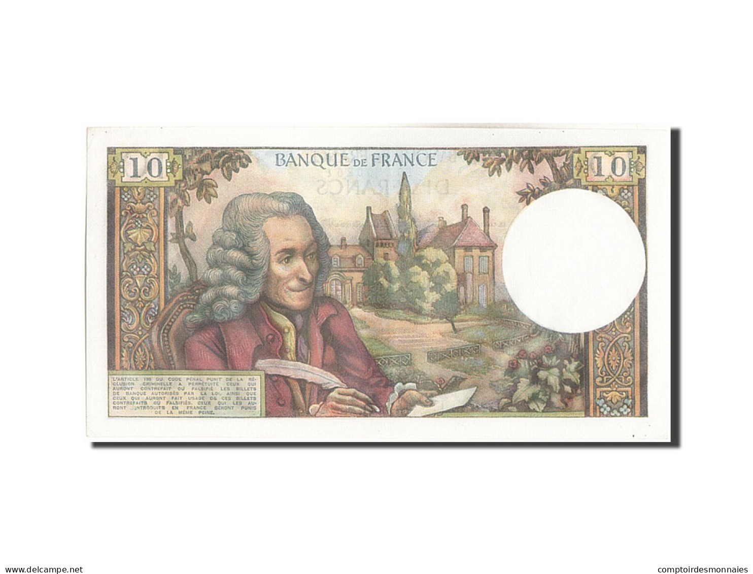 Billet, France, 10 Francs, 10 F 1963-1973 ''Voltaire'', 1972, 1972-12-07, NEUF - 10 F 1963-1973 ''Voltaire''