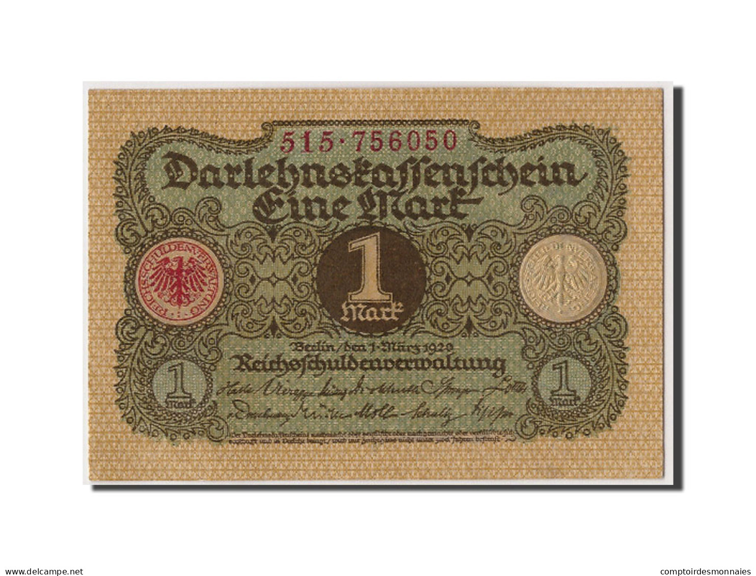 Billet, Allemagne, 1 Mark, 1920, 1920-03-01, NEUF - Reichsschuldenverwaltung