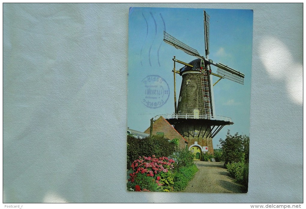 Netherlands Middelburg Wind Korenmolen De Koning Stamp 1980 A 40 - Middelburg