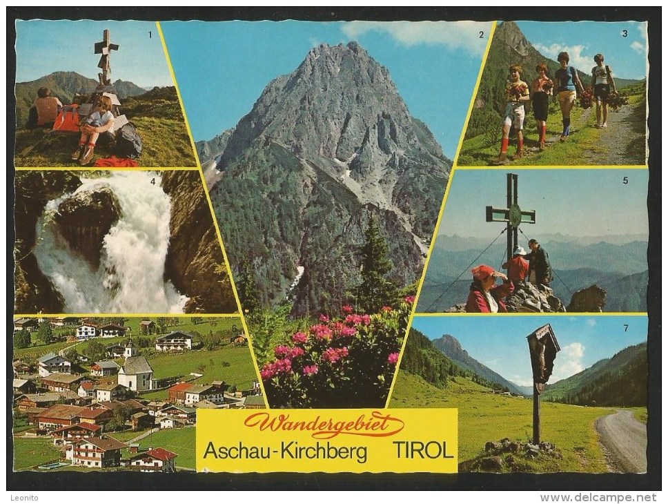 ASCHAU KIRCHBERG Tirol Zillertal Schwaz Wandergebiet 1988 - Kirchberg