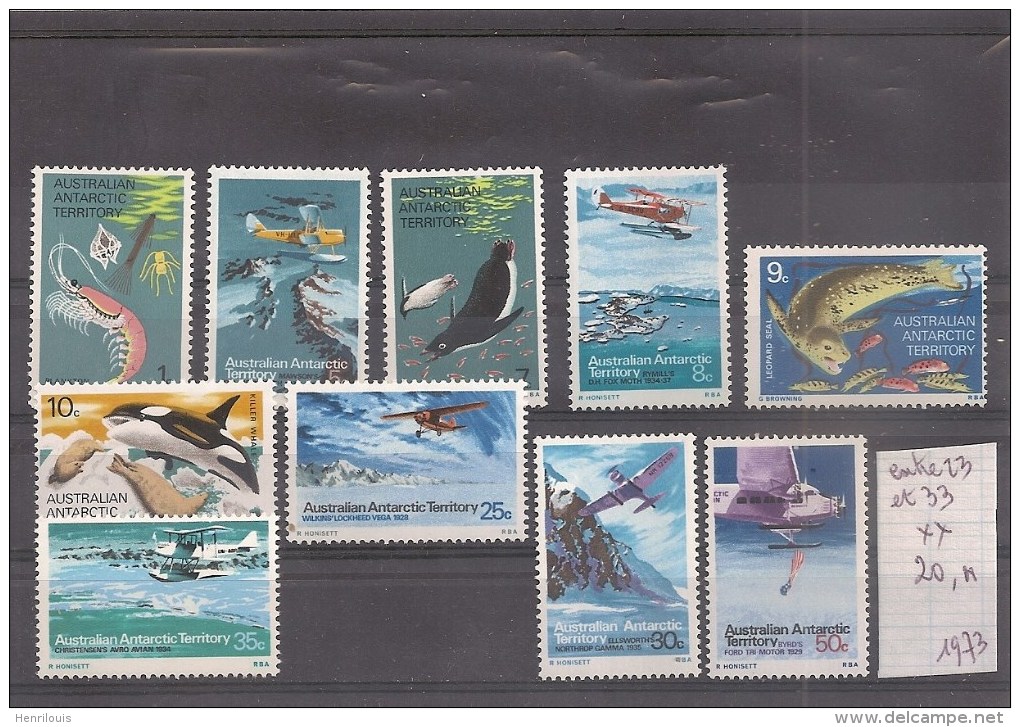 AUSTRALIE Antarctique  Timbres Neufs ** De 1973   ( Ref555 ) - Unused Stamps