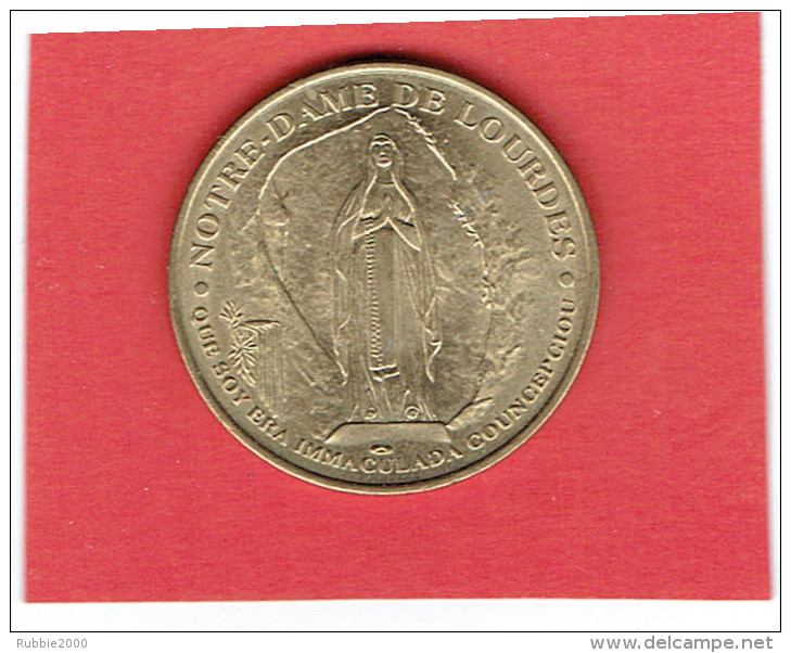 MEDAILLE DE PARIS NOTRE DAME DE LOURDES JUBILAEUM 2000 EN BON ETAT - 2000