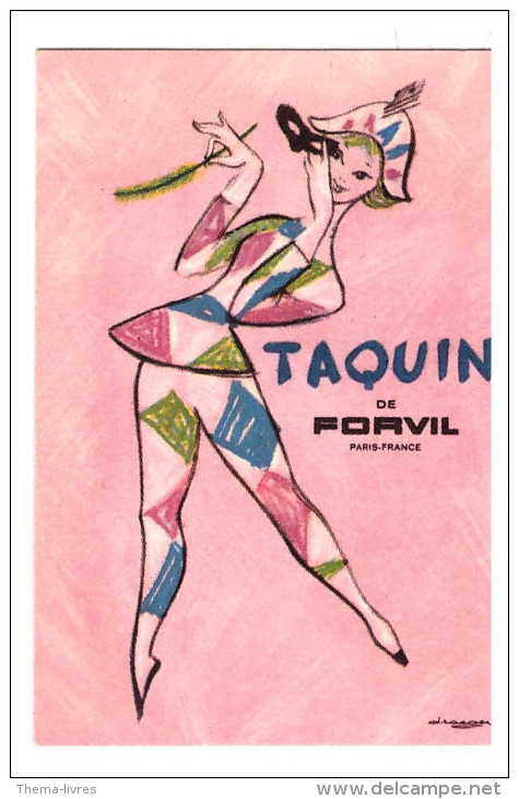 Carte Parfumée TAQUIN De Forvil (PPP326) - Antiquariat (bis 1960)