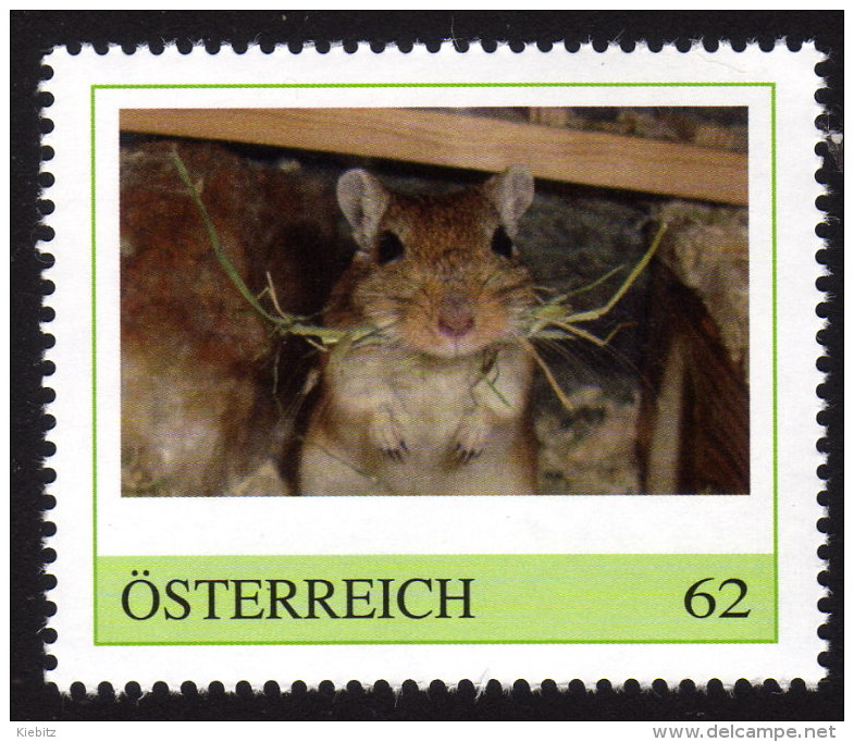 ÖSTERREICH 2014 ** Wüstenrennmaus - PM Personalized Stamps - MNH - Timbres Personnalisés