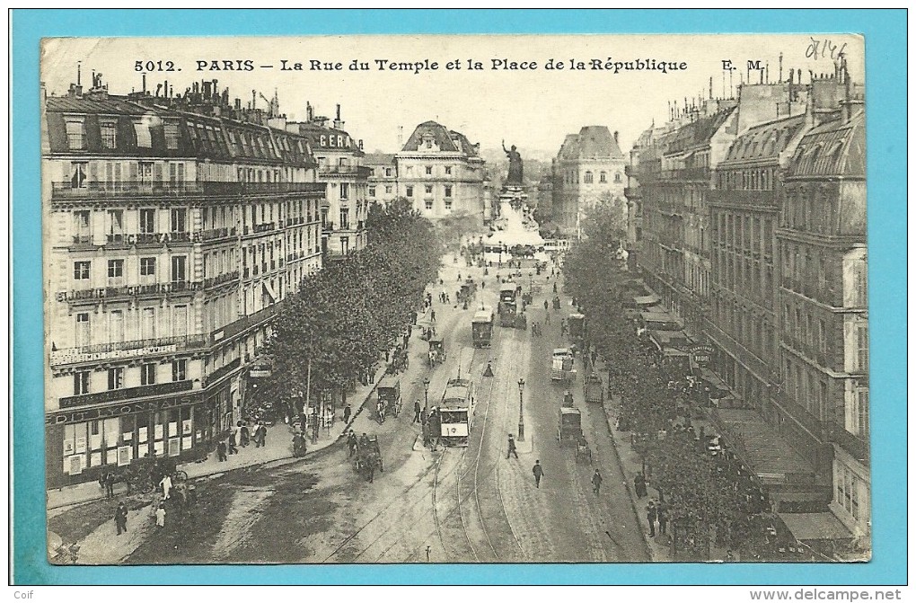 Kaart (Paris / Verzonden Camp D'Auvours) Met Als Aankomst Stempel ROUSBRUGGE-HARINGHE  Op 27/3/1916 - Zona Non Occupata