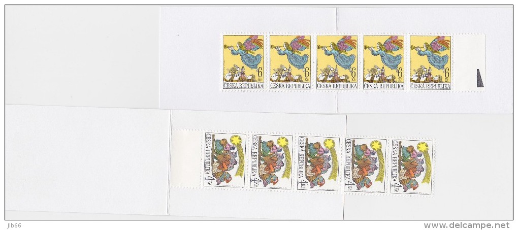 2 Carnets De 5 Timbres  YT C 194 195 Noel 1998 / Booklet Michel MH 0-62 63 (197/198) Chrisrmas - Ungebraucht