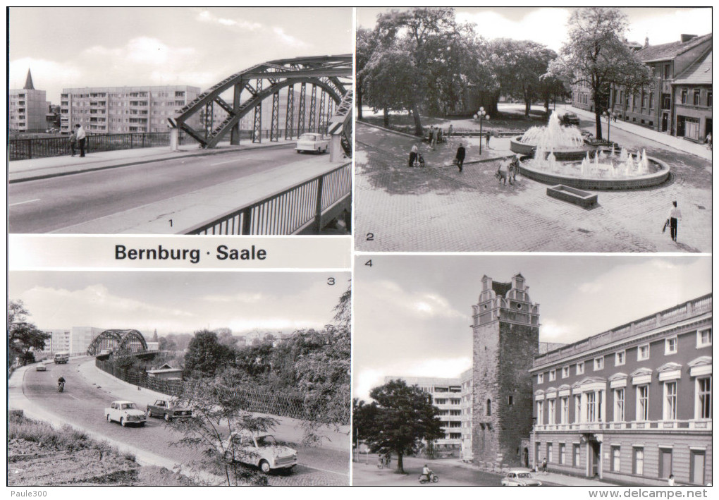 Bernburg - Mehrbildkarte - DDR 4 - Bernburg (Saale)