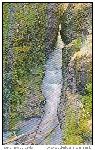 Sunrift Gorge And Baring Creek Glacier National Park Kalipell Montana - Kalispell