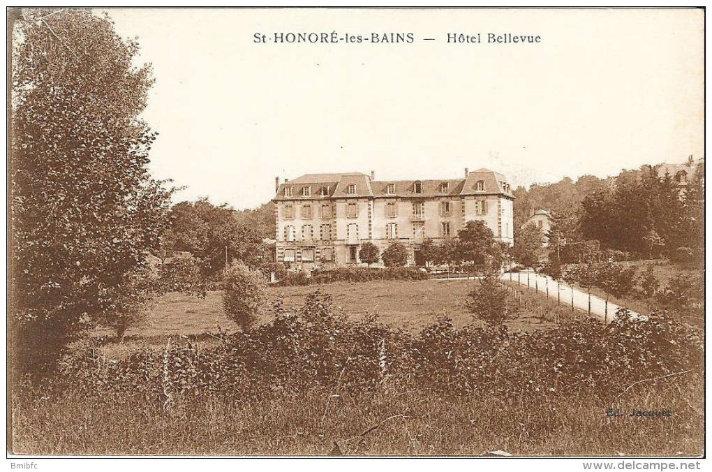 St HONORE-les-BAINS : Hôtel Bellevue - Saint-Honoré-les-Bains