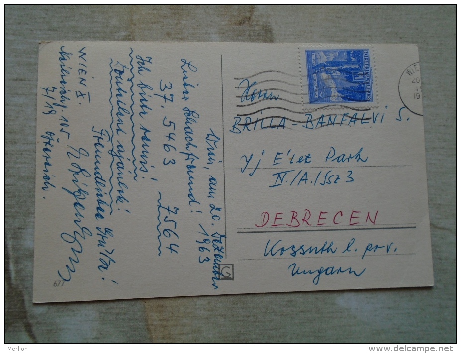 Austria WIEN  -   Chess Moves -  -signature   1963  D131604 - Ajedrez