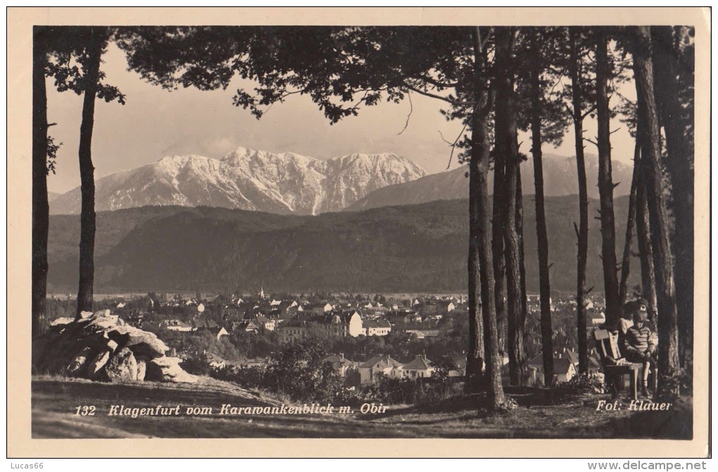 KLAGENFURT VOM KARAMANKENBLICK - Klagenfurt