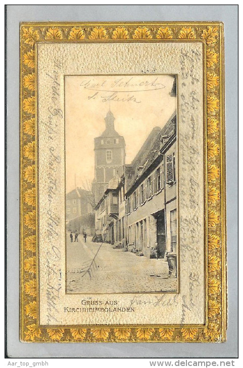 AK DE RP Kirchheimboladen 1904 -04-25 Prägefoto W.Gotthold - Kirchheimbolanden