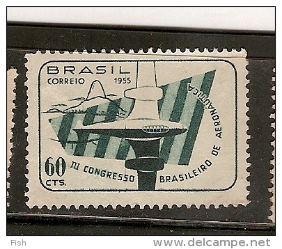 Brazil ** & 3 Congresso Brasileiro De Aeronáutica, Rio De Janeiro 1955 (602) - Unused Stamps