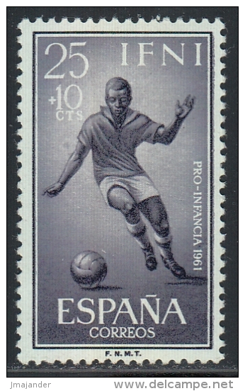 Ifni 1961 For The Youth: Soccer Player. Mi 206 MNH - Unused Stamps