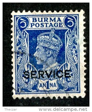 1549x)  Burma 1946 - Sc # O-31 Used  ( Catalogue $2.50) - Burma (...-1947)