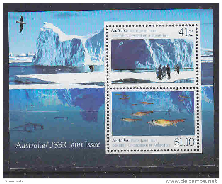 Australia 1990 Antarctica / Joint Issue With USSR M/s ** Mnh (23764C) - Ungebraucht