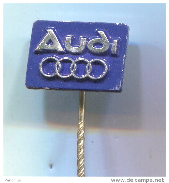 AUDI - Car  Auto  Automobile, Vintage Pin  Badge - Audi