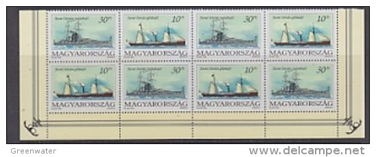 Hungary 1993 Ships 4x2v ** Mnh (F4206) - Nuevos