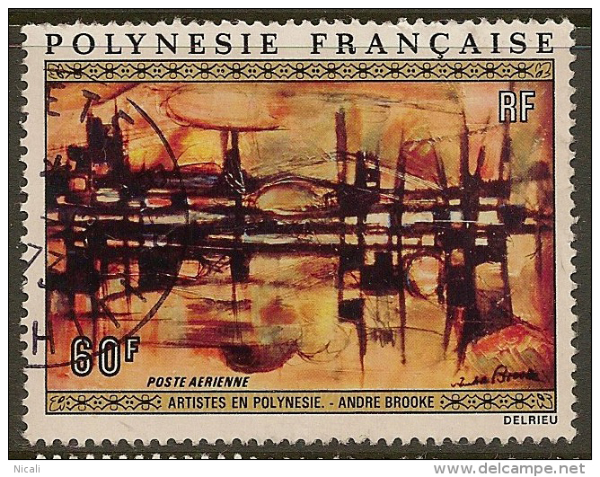 FRENCH POLYNESIA 1972 60f Painting SG 162 U #OG153 - Usados