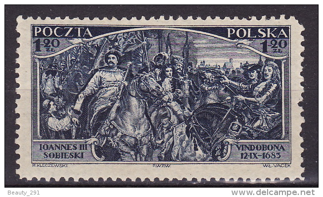 Poland 1933. MLH, Mi 283 LUX - Nuevos