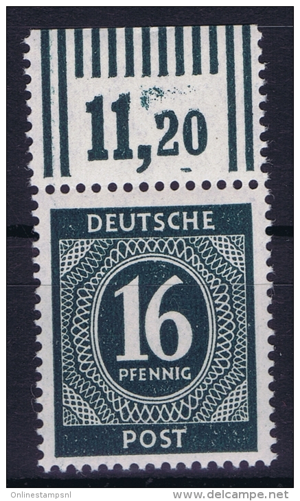 Gemeinschaftsausgaben Mi Nr 923 A W OR Farbgeprüft   MNH/**/postfrisch Oberrandstück - Nuevos