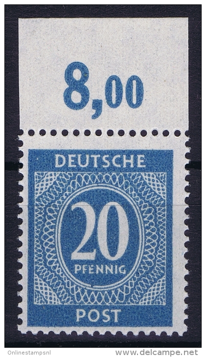 Gemeinschaftsausgaben Mi Nr 924 D P OR  Ndgz  Farbgeprüft + Signiert MNH/**/postfrisch Oberrandstück - Nuevos