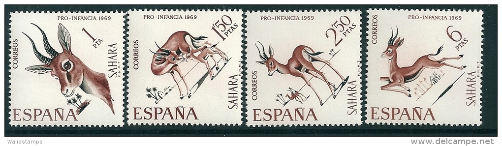 Spanish Sahara 1969 Edifil 271-4 MNH** - Spanische Sahara