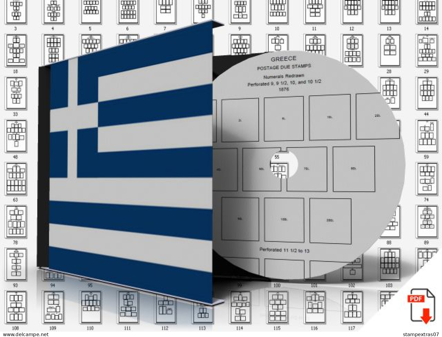 GREECE STAMP ALBUM PAGES 1861-2011 (334 Pages) - English