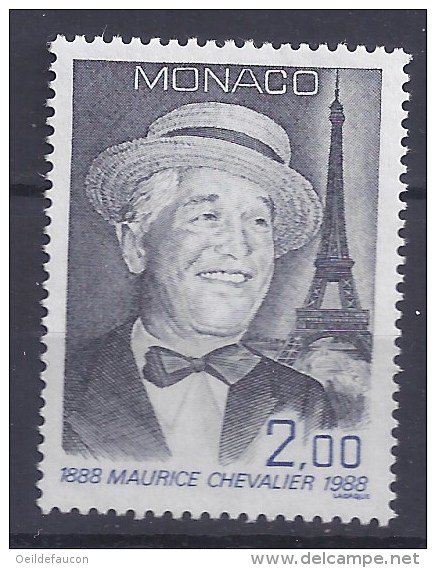 MONACO - Yvert - 1639** - Cote 2,80 € - 1Centenaire De La Naissance De Maurice Chevalier - Singers