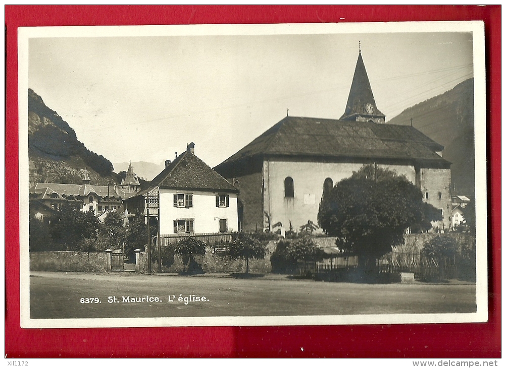 EZR-08  St.Maurice, L'Eglise.  Circulé. Société Graphique 6879 - Saint-Maurice