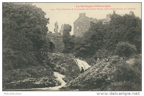 22 MORIEUX / Vue Générale De La Cascade Des Ponts Neufs / - Morieux