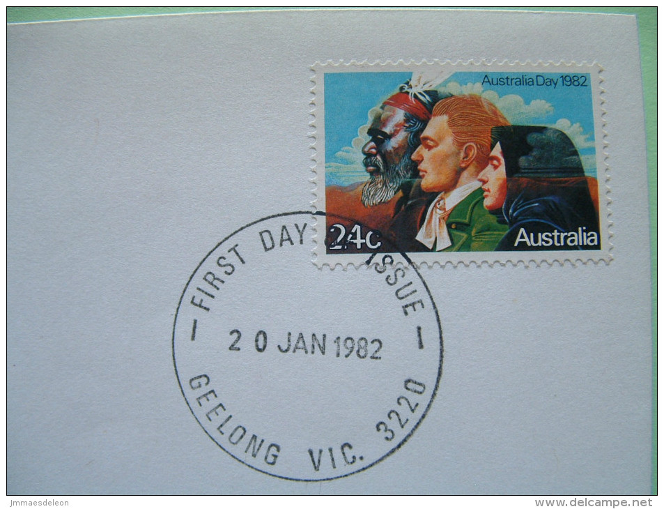 Australia 1982 FDC Cover - Australia Day - Immigrants - Lettres & Documents