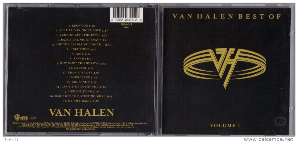 ALBUM  C-D  VAN HALEN  " BEST OF VOLUME I  " - Hard Rock & Metal