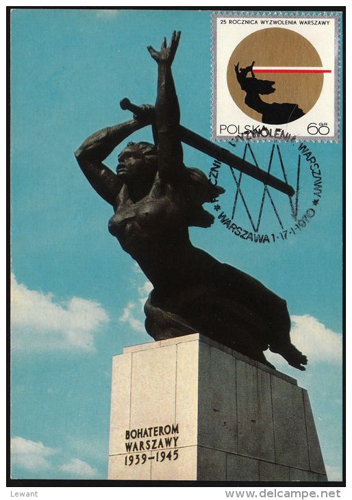 15 Maximum Card - Monument To The Heroes Of The Warsaw - Nike - Maximum Cards