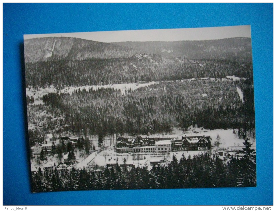 CARTE PHOTO  -  OBERHARZ  -  Wintersportplatz Schierke  -  Blik Auf Hotel Heine   -  Allemagne - Oberharz