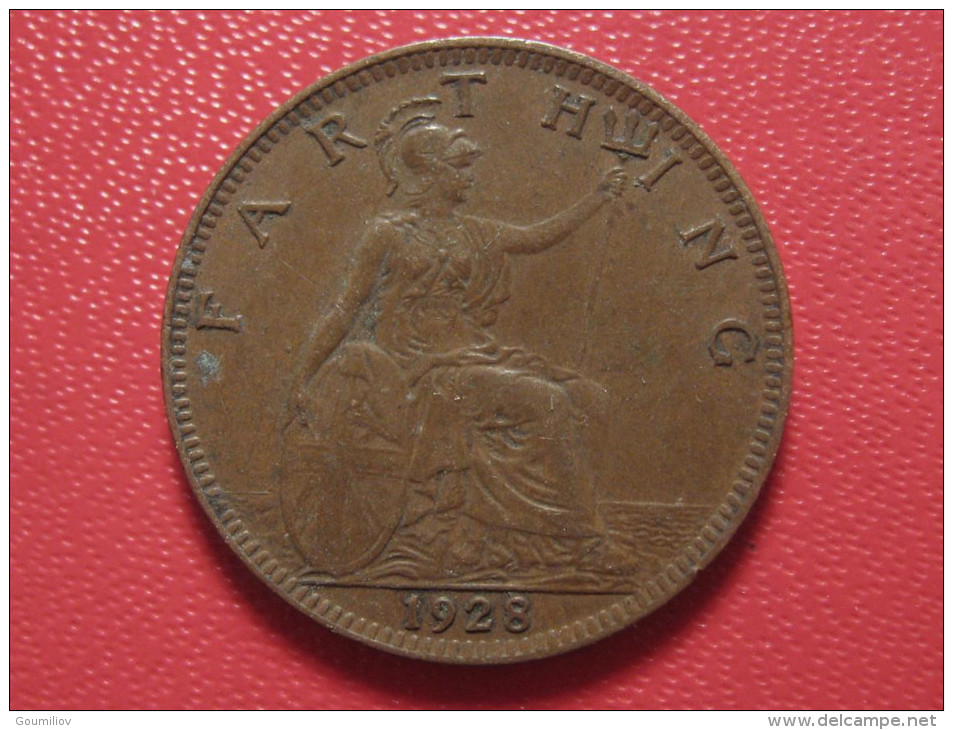 Royaume-Uni - UK - Farthing 1928  2464 - B. 1 Farthing