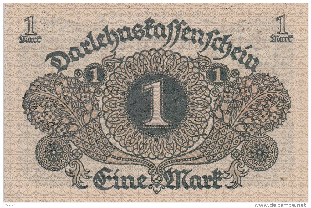 Billet Allemagne 1 Mark Du 01 - 03 - 1920 - Reichsschuldenverwaltung