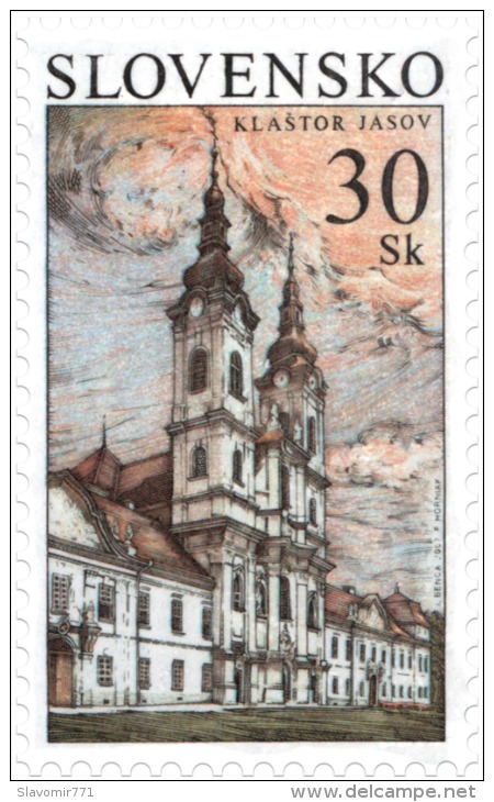 Slovakia 2007 **  Jasov Monastery     ** Michel SK 558  ** MNH Slowakei - Nuevos