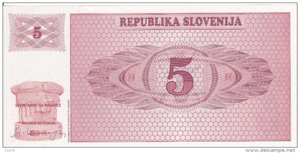 Lot De 3 Billets Slovénie - Slovénie