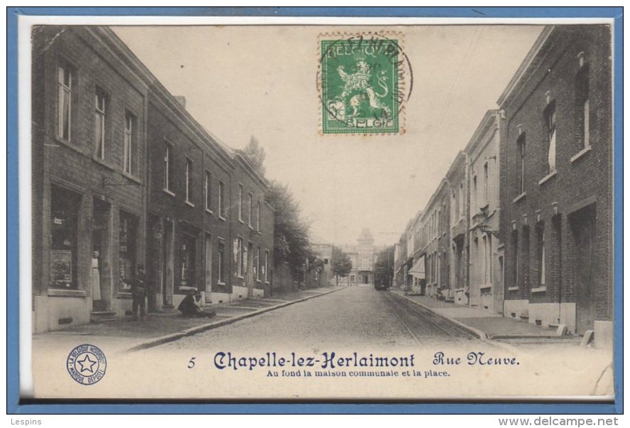 BELGIQUE -- CHAPELLE Lez HERLAIMONT --  Rue Neuve - Chapelle-lez-Herlaimont