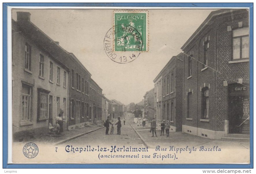 BELGIQUE -- CHAPELLE Lez HERLAIMONT -- Rue Hippolyte Barella - Chapelle-lez-Herlaimont