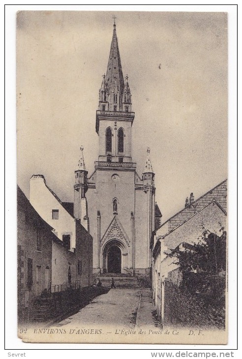 LES PONTS-DE-CE. - L'Eglise. Carte Rare - Les Ponts De Ce