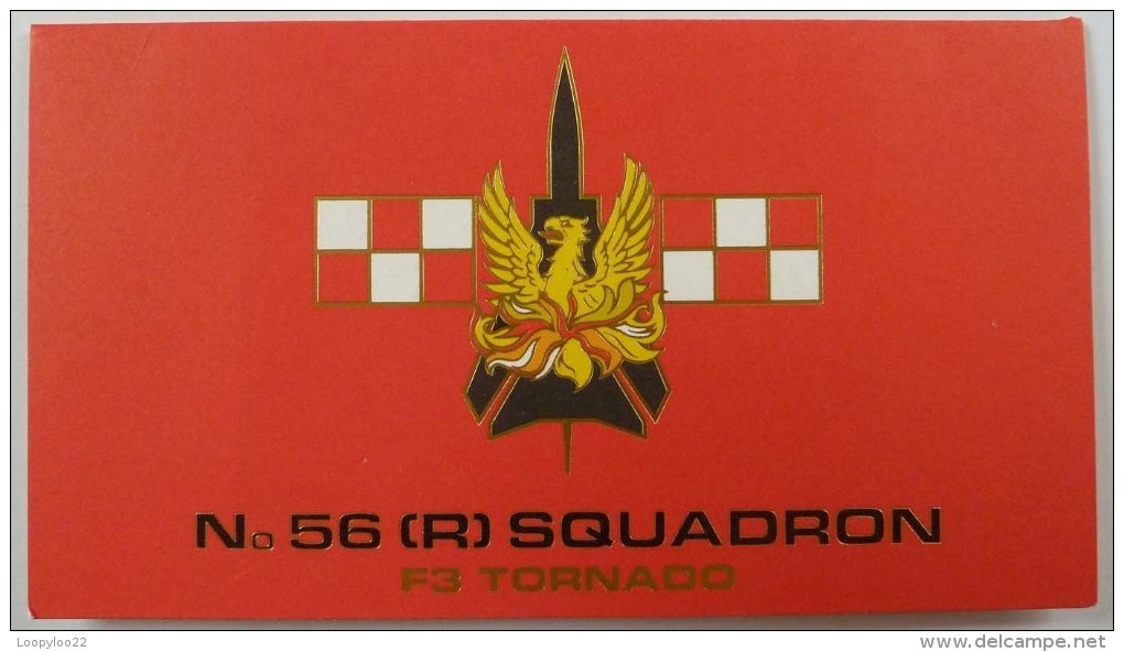 UK - BT - L&G - No 56 (R) Squadron - F3 Tornado - 403D - Limited Edition In Folder - Mint - BT Private