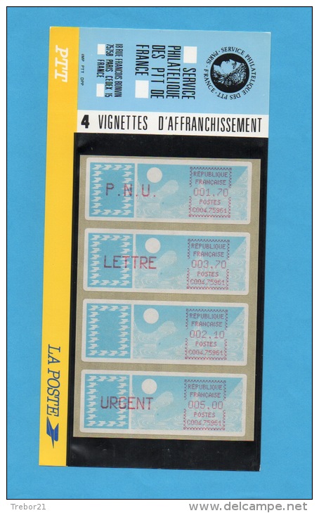Vignettes D'affranchissement - Type CARRIER -  Plaquette 1985 - N° 88 / 89 - - 1985 « Carrier » Paper