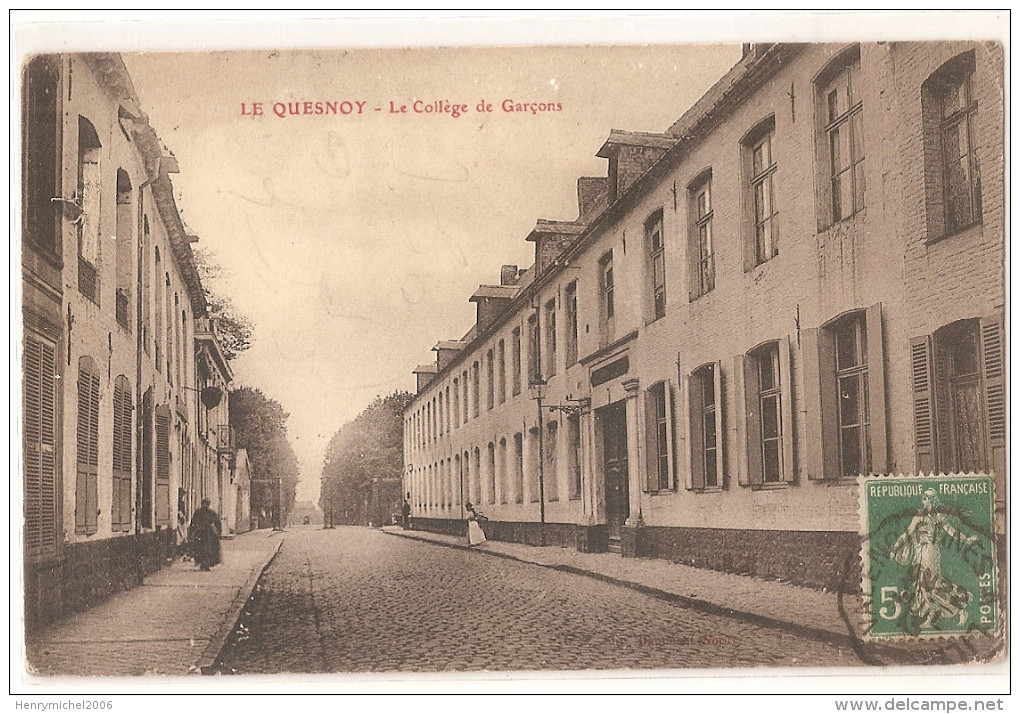 Nord - 59 - Le Quesnoy  Le Collège De Garçons - Le Quesnoy