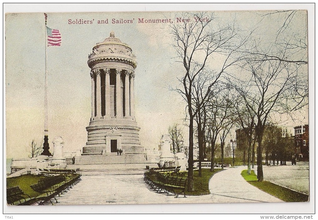 S3329 - Soldiers' And Sailors' Monument,New Yorl - Autres Monuments, édifices