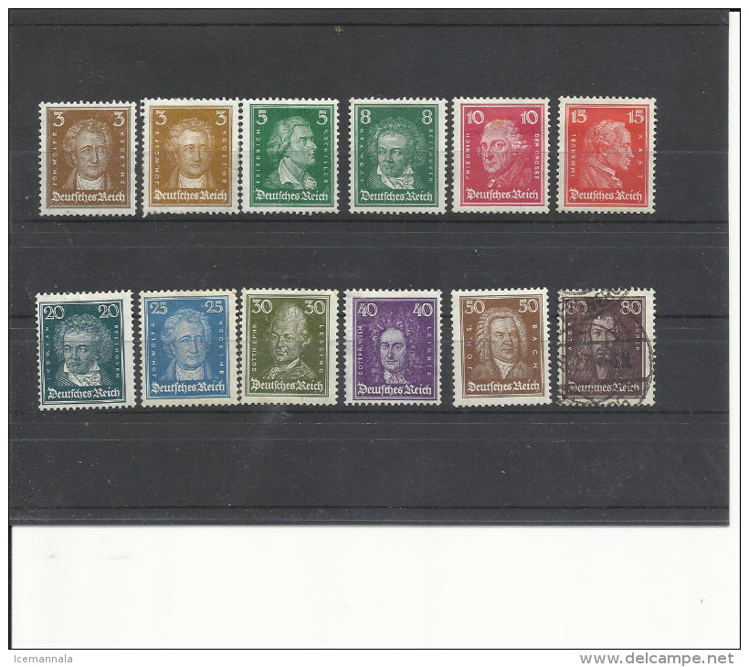 ALEMANIA YVERT 379/89    *  EXCEPT 389 USED - Sonstige & Ohne Zuordnung