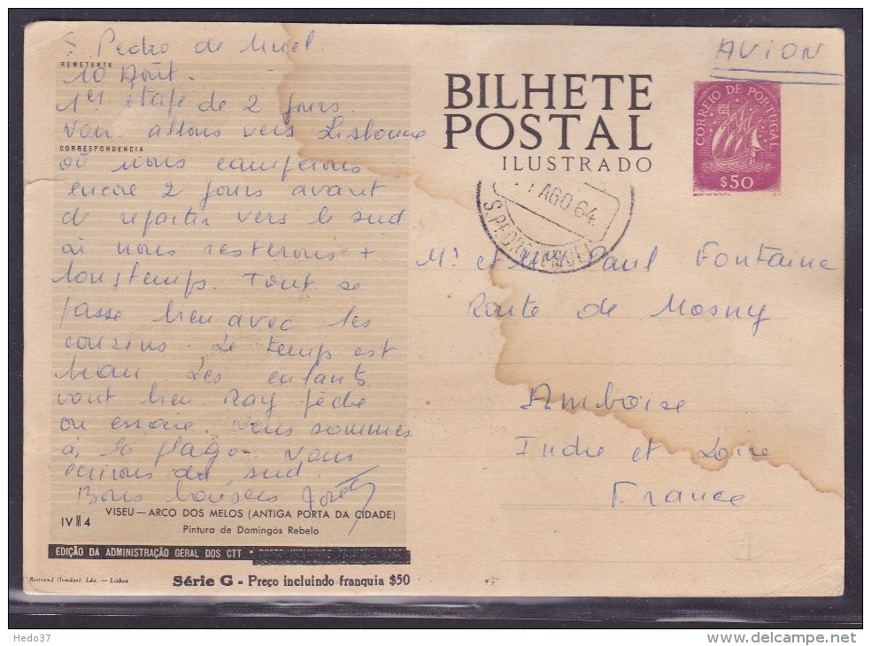 Portugal - Lettre - Marcophilie