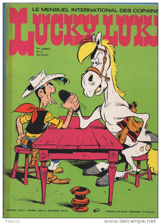 Lot De 11 B.D. Lucky Luke - Le Mensuel International Des Jeunes Du N° 1 à 11 - Lucky Luke